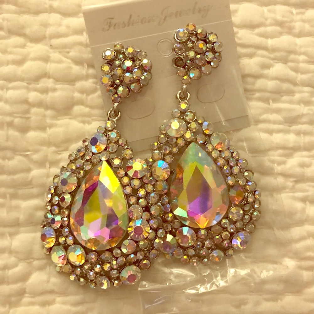 Beautiful AB stone Earrings